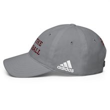 Load image into Gallery viewer, Performance golf cap - Run The Dang Ball hat maroon text