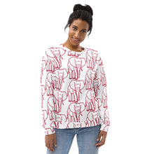 Load image into Gallery viewer, Unisex Sweatshirt - Elephants ALLOVER