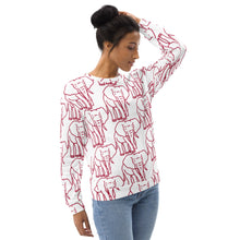 Load image into Gallery viewer, Unisex Sweatshirt - Elephants ALLOVER