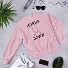 Load image into Gallery viewer, Unisex Sweatshirt - Horns Down
