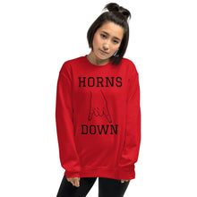 Load image into Gallery viewer, Unisex Sweatshirt - Horns Down