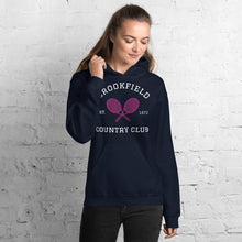 Load image into Gallery viewer, Unisex Hoodie - Brookfield Tennis Multicolor Graphic special request navy