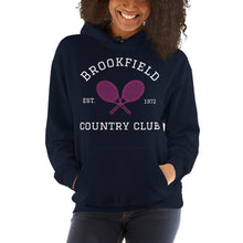 Load image into Gallery viewer, Unisex Hoodie - Brookfield Tennis Multicolor Graphic special request navy