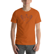 Load image into Gallery viewer, Short-Sleeve Unisex T-Shirt - Auburn Battle Bird (navy graphic)