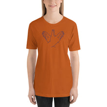 Load image into Gallery viewer, Short-Sleeve Unisex T-Shirt - Auburn Battle Bird (navy graphic)
