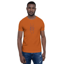 Load image into Gallery viewer, Short-Sleeve Unisex T-Shirt - Auburn AU hands (navy graphic)
