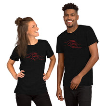 Load image into Gallery viewer, Short-Sleeve Unisex T-Shirt - GEORGIA (red graphic)