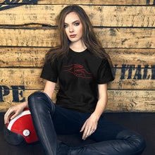 Load image into Gallery viewer, Short-Sleeve Unisex T-Shirt - GEORGIA (red graphic)