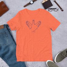 Load image into Gallery viewer, Short-Sleeve Unisex T-Shirt - Auburn Battle Bird (navy graphic)