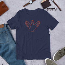 Load image into Gallery viewer, Short-Sleeve Unisex T-Shirt - Auburn Battle Bird (orange graphic)