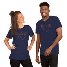 Load image into Gallery viewer, Short-Sleeve Unisex T-Shirt - Auburn Battle Bird (orange graphic)