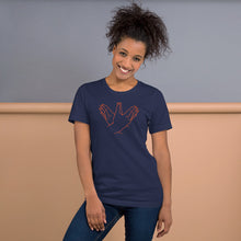 Load image into Gallery viewer, Short-Sleeve Unisex T-Shirt - Auburn Battle Bird (orange graphic)