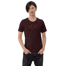 Load image into Gallery viewer, Short-Sleeve Unisex T-Shirt - Virginia Tech (orange graphic)
