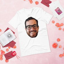 Load image into Gallery viewer, Short-sleeve unisex t-shirt - Funny Big Head Bachelorette/Bachelor/Birthday party shirt special request