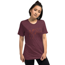 Load image into Gallery viewer, Short sleeve t-shirt - Virginia Tech Heathered Effect (orange graphic)
