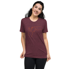 Load image into Gallery viewer, Short sleeve t-shirt - Virginia Tech Heathered Effect (orange graphic)