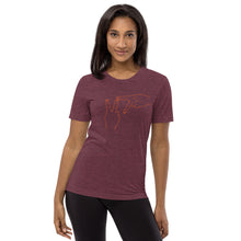 Load image into Gallery viewer, Short sleeve t-shirt - Virginia Tech Heathered Effect (orange graphic)