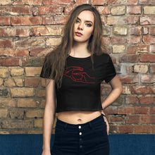Load image into Gallery viewer, Women’s Crop Tee - GEORGIA black