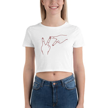 Load image into Gallery viewer, Women’s Crop Tee - Virginia Tech