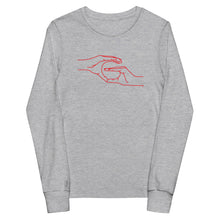 Load image into Gallery viewer, Youth long sleeve tee - Georgia (red graphic)
