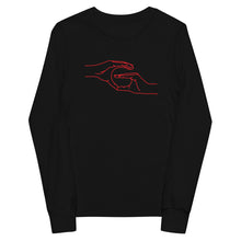 Load image into Gallery viewer, Youth long sleeve tee - Georgia (red graphic)