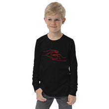 Load image into Gallery viewer, Youth long sleeve tee - Georgia (red graphic)