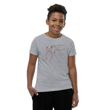 Load image into Gallery viewer, Youth Short Sleeve T-Shirt - Virginia Tech maroon graphic