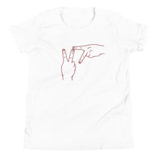 Load image into Gallery viewer, Youth Short Sleeve T-Shirt - Virginia Tech maroon graphic