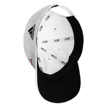 Load image into Gallery viewer, Performance golf cap - Run The Dang Ball hat maroon text
