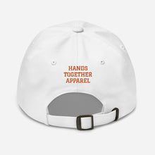 Load image into Gallery viewer, Dad hat - Run The Dang Ball orange text
