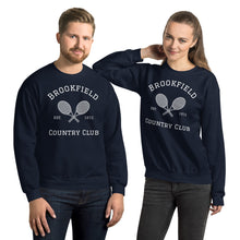 Load image into Gallery viewer, Unisex Sweatshirt - Brookfield Tennis White Graphic - special request
