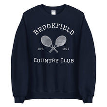 Load image into Gallery viewer, Unisex Sweatshirt - Brookfield Tennis White Graphic - special request
