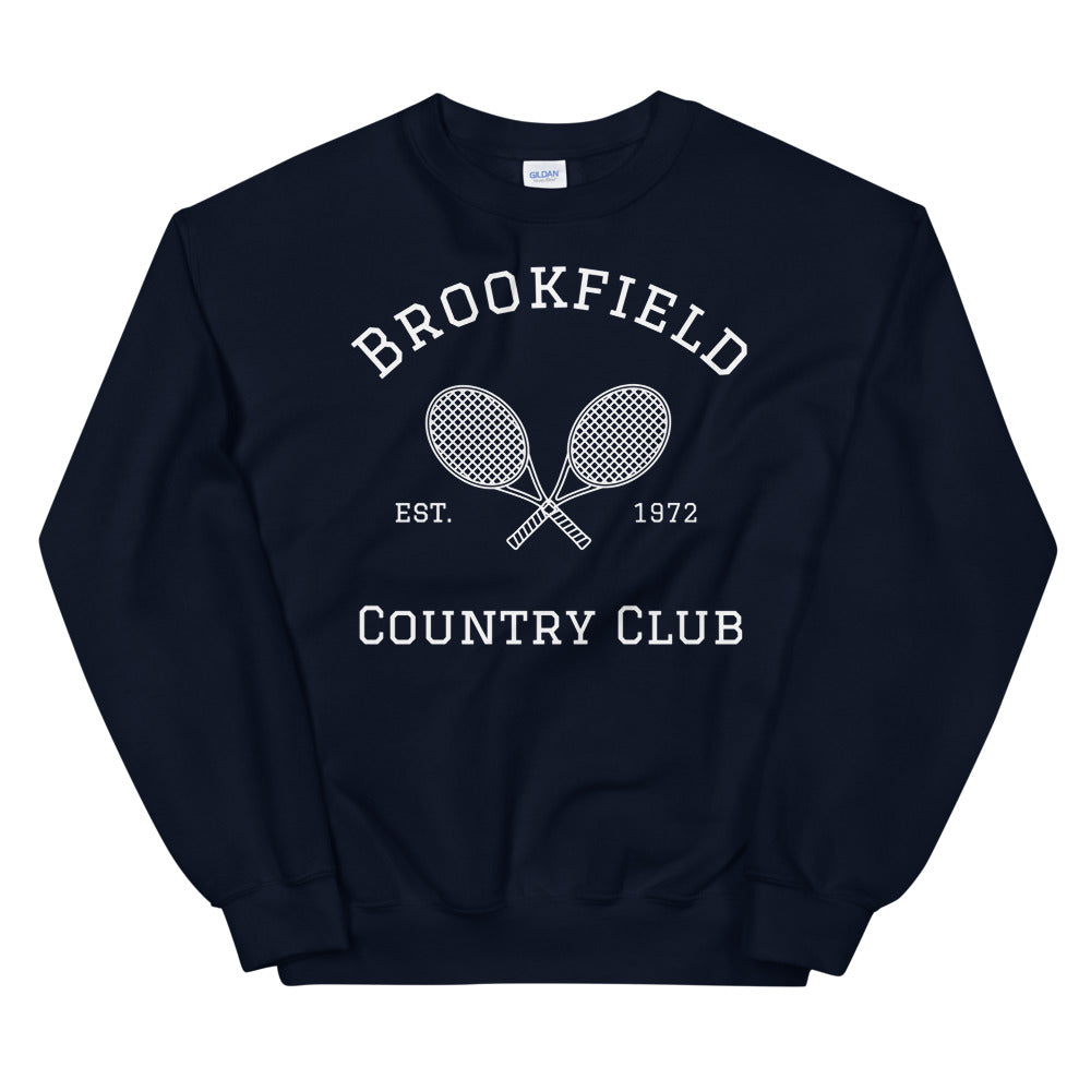 Unisex Sweatshirt - Brookfield Tennis White Graphic - special request