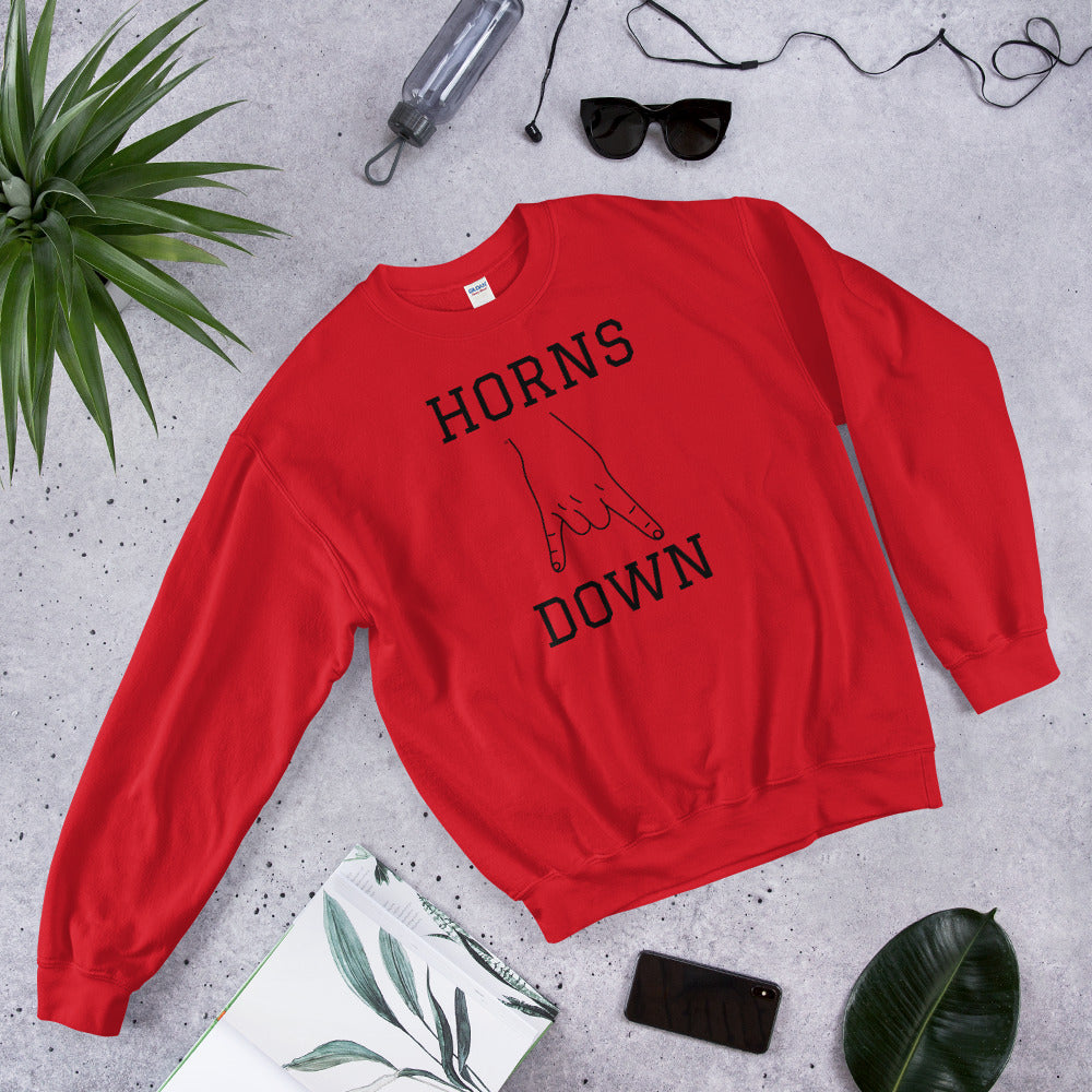 Unisex Sweatshirt - Horns Down