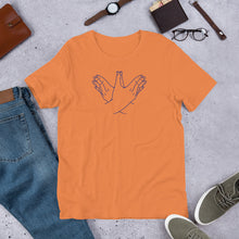 Load image into Gallery viewer, Short-Sleeve Unisex T-Shirt - Auburn Battle Bird (navy graphic)
