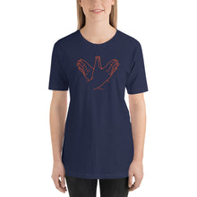 Load image into Gallery viewer, Short-Sleeve Unisex T-Shirt - Auburn Battle Bird (orange graphic)
