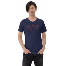 Load image into Gallery viewer, Short-Sleeve Unisex T-Shirt - Auburn Battle Bird (orange graphic)
