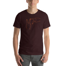 Load image into Gallery viewer, Short-Sleeve Unisex T-Shirt - Virginia Tech (orange graphic)
