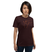 Load image into Gallery viewer, Short-Sleeve Unisex T-Shirt - Virginia Tech (orange graphic)
