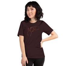 Load image into Gallery viewer, Short-Sleeve Unisex T-Shirt - Virginia Tech (orange graphic)
