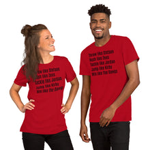 Load image into Gallery viewer, Short-Sleeve Unisex T-Shirt - Georgia Team Championships red
