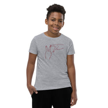 Load image into Gallery viewer, Youth Short Sleeve T-Shirt - Virginia Tech maroon graphic
