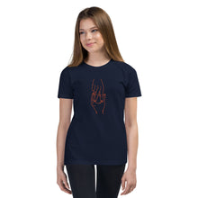 Load image into Gallery viewer, Youth Short Sleeve T-Shirt - Auburn AU (orange graphic)
