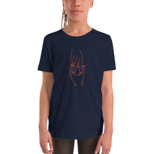 Load image into Gallery viewer, Youth Short Sleeve T-Shirt - Auburn AU (orange graphic)
