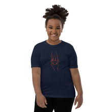 Load image into Gallery viewer, Youth Short Sleeve T-Shirt - Auburn AU (orange graphic)
